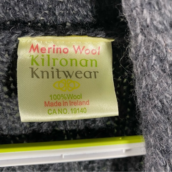 Kilronan Knitwear Ireland Merino Wool Long Sweater Vest XXL - Picture 7 of 9